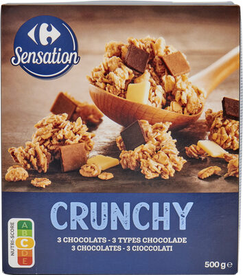 Carrefour Sensation Crunchy 3 chocolates